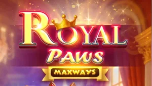 Tampilan visual slot Royal Paws Maxways dengan tema taman istana yang mewah